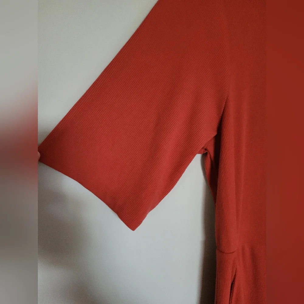 Torrid Sz 2 Rust Red T Shirt Dress - Picture 3 of 7